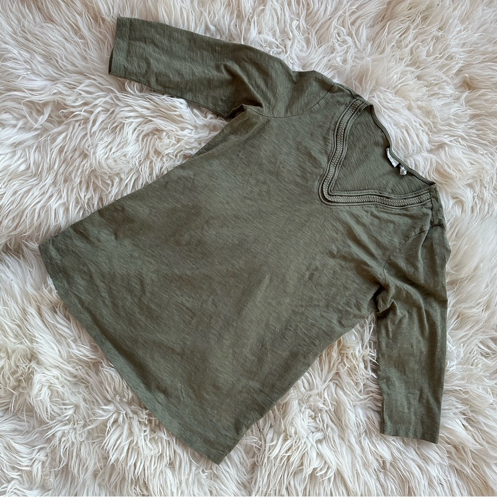 L L BEAN 3/4 Sleeve Blouse